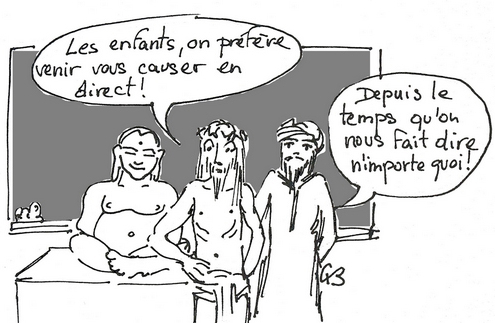 Le dessin de Geneviève Brassaud