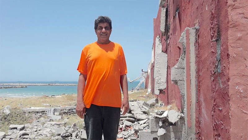 Ziad Medoukh a Gaza, 24 mai 2024, ©Ziad Medoukh